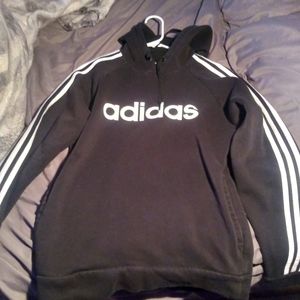 black adidas hoodie